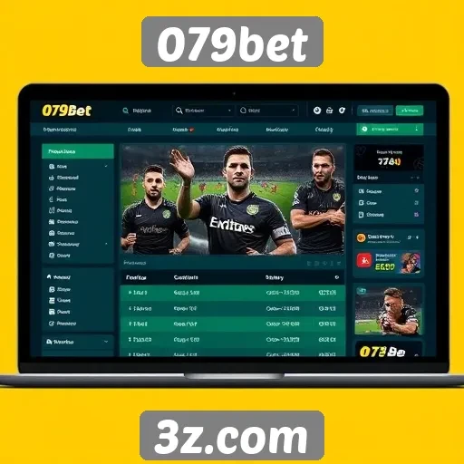 Interface do usuário do site 079bet